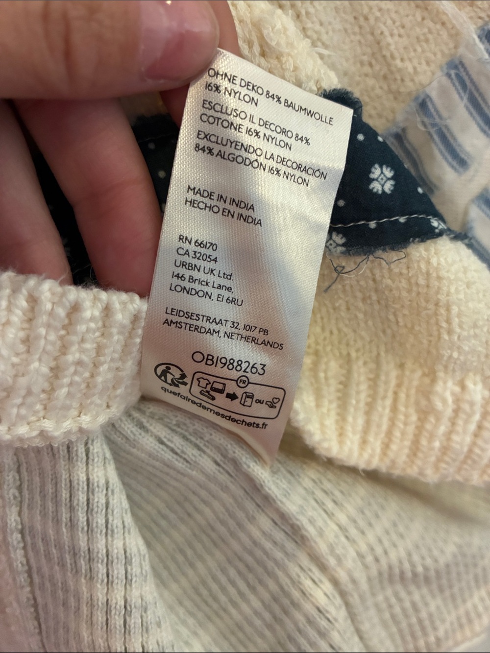 Pilcro Crew-Neck Patch Sweater - Picture 7 of 9